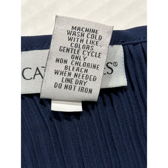 Catherines Plus Size 2X Floral 3/4 Length Bell Sleeves Stretch Tunic - Picture 7 of 8